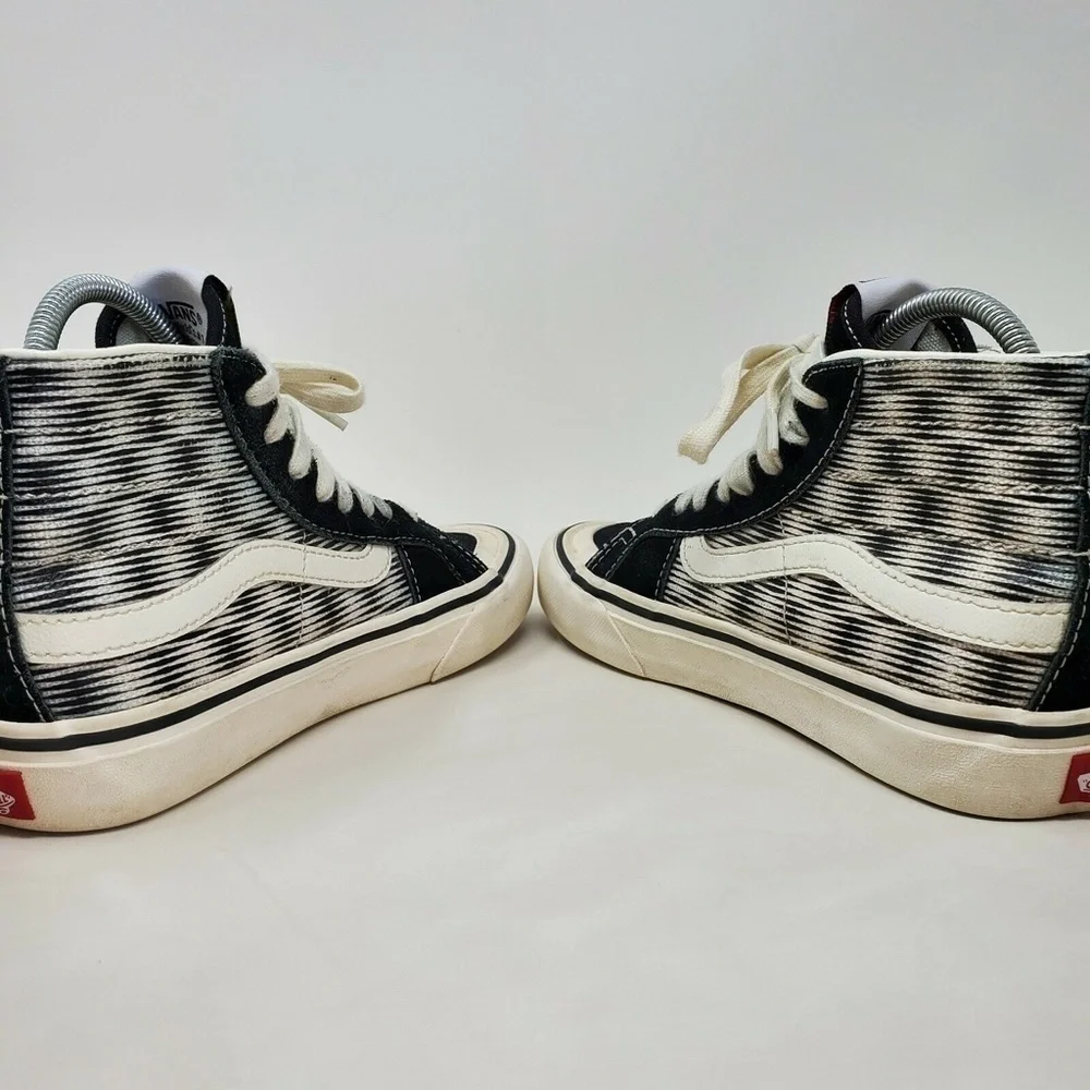 Vans SK8 HI Blur Canvas Lace Up High Top Skate Shoes Men 4 Women 5.5